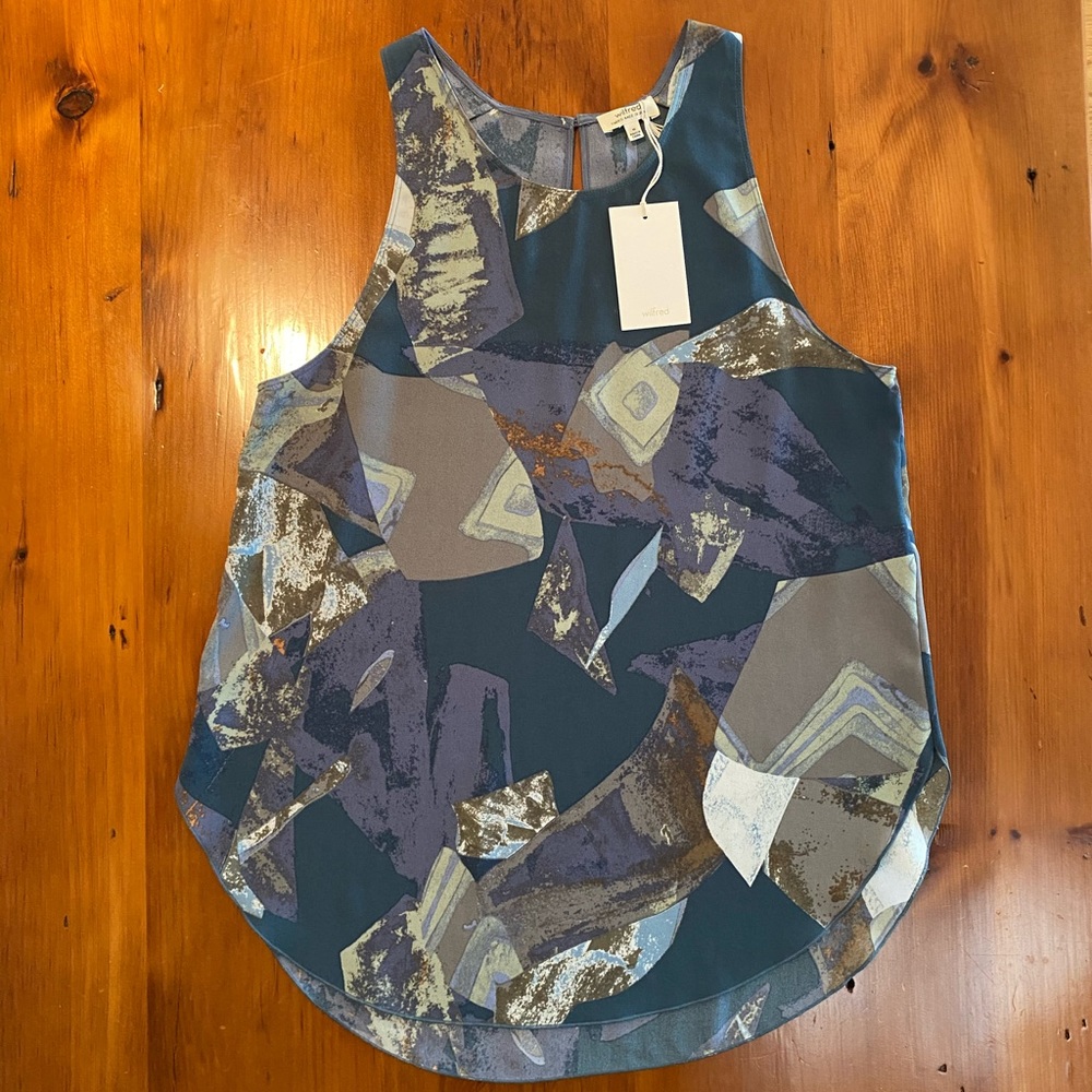 NWT - Wilfred Flowy Abstract Tank